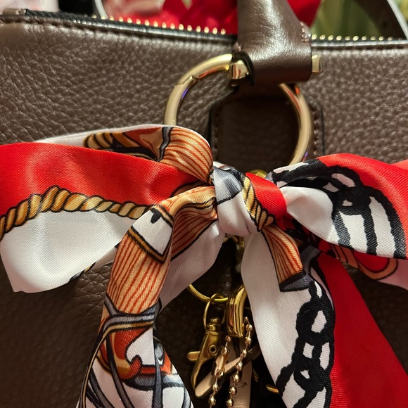 Coach Twilly Brass Purse Charm/Key Chain - Picture 8 of 8